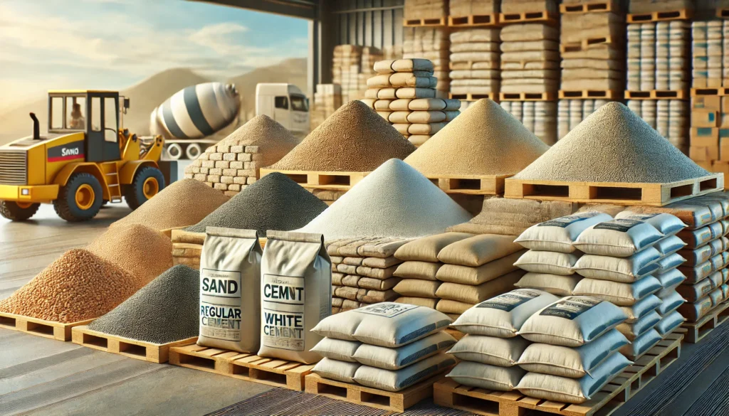 Kum, Çimento, Mıcır Satış